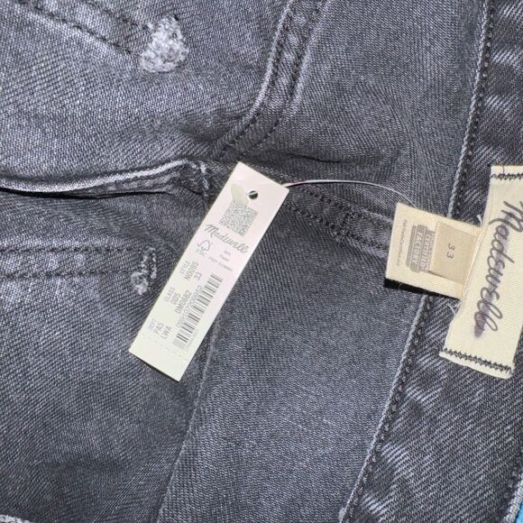 $98 Madewell NWT Denim Mid-Rise Maxi Skirt in Lunar Wash size 33 m2 - Picture 6 of 7